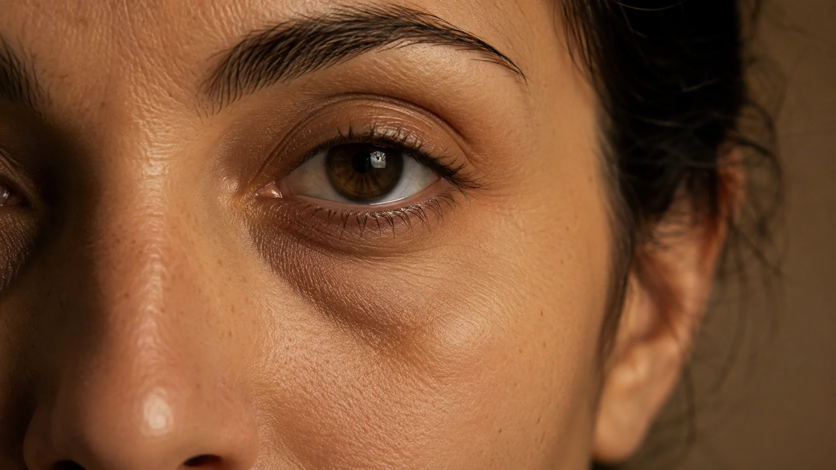 Ojeras hundidas o estructurales — surco lagrimal con pérdida de volumen, Spazio Barcelona